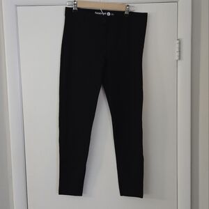 Betabrand Yoga Dress Pants Black Skinny Leg Size Medium